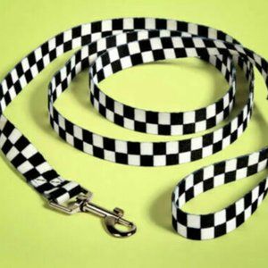 VANS Family Dog Leash, Black/white checkerboard